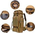 100l Large Tactical Military Backpack Waterproof Rucksack Hiking Laptop Backpack