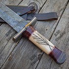 Viking Sword Hand Forged Damascus Steel Sword Sharp Battle Ready Medieval Sword