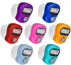 Koicaxy Electronic Finger Counter 7 Pack  Resettable Hand Tally  5 Digit Numb   