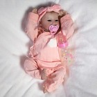 Full Body Vinyl Silicone Reborn Baby Dolls Bath Newborn Boy girl Doll Gift Xmas