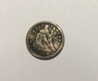 1854 Silver Seated Liberty Half Dime With Arrows