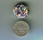 African Trade Beads Vintage Antique Venetian Old Glass Millefiori Tabular Bead