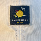 Bnp Paribas  tennis  Open White Woven Poly Cap Strapback  By American Needle