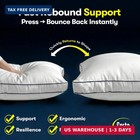 Serta Hotel Collection Bed Pillows Queen standard Size Set Of 2  400 Thread Coun