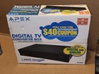 New- Apex Dt250a Digital Tv Converter Box With Analog Pass-through W remote