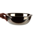 1 Pack 20 Quart Large Stainless Steel Mixing Bowl Baking Bowl Flat Base Bowl