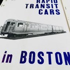 Lot Of 5 Boston Street Railway Bulletins Surface Cars Rapid Transit Lines Trains