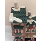 Vtg Jc Penney Christmas Treasury Interior Scene  6 Grocery Village Decor