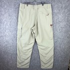 Simms Pants Mens M Beige Guide Series Fishing Cargo Nylon Outdoor Hiking 34x30
