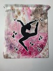 Gymnastics Draw String Bag With Gymnast Hearts Grip Bag Gift Stoking Stuffer