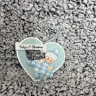 Personalized Heartily Yours Baby s First Christmas Ornament - Boy