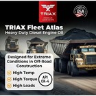 Triax Fleet Atlas 15w-40 Super Heavy Duty Diesel Engine Oil  5 Gallon Pail 