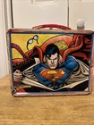 2000 Dc Comics Superman Embossed Tin Lunch Box