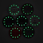 28 5mm For Seiko Watch Dial Green Luminous Fit Nh35 Nh36 Movement Watches 1005a