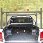 Alum Truck Bed Rack 2pcs 800lbs Extendable Ladder Rack Pickup Non Drilling