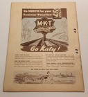 August 1947 Katy Employes Magazine Mkt Missouri Kansas Texas Railroad Flood