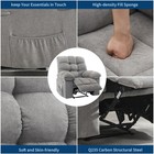 Oversized Massage Recliner Chair W heat   Lumbar Support Electric Power Recliner