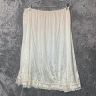 Lane Bryant Women Intimates Satin Half Slip Lace Trim Under Skirt Extender 22 24