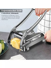 Heavy Duty Stainless Steel French Fry Cutter With Suction Feet For Potatoes Us
