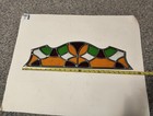 23  X 6  Antique Victorian C 1930 Leaded Glass Transom  See Photos Vg Condition 