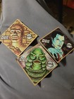 1991 Doritos Universal Monsters Sticker Lot Of 3 Dracula Mummy Creature Black La