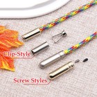Metal Drawstring Stopper Clips Part Cord Toggles String End Craft Hoodie Clothes