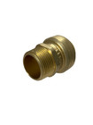 100 Pack Xfitting 1  Push Fit X 1  Male Npt Threaded Adapter  Lead Free Brass