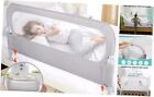 Baby Bed Rail Guard For Toddlers - 47  Toddler Bed Side Rails For 47 Inch Grey