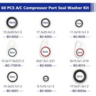 System Compressor Gasket Seals Air Conditioning Compressor Port Seal Washer
