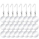Upgraded Bird Scare Discs Set - Large 24 Discs - Highly Reflective Double 