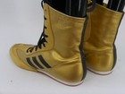 Adidas Box Hog Special Gold Metallic Boxing Shoes High Top Mens 11 5 Bc0355