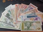 100 Different World Paper Money  Genuine Unc  Banknote From About 40 Countries 