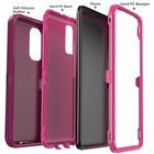 Red For Samsung Galaxy S20 plus ultra fe 5g Case Heavy Duty Rugged Hybrid Cover
