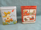Vintage - Hallmark  2  Tin Coin Banks