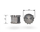 Evolf Stainless Steel Herb Grinder 2 5 - 4 Piece Updated Premium And Luxury
