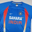 Nike Sahara India Shirt Mens Medium Blue Cricket Jersey Tee