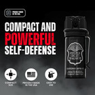Police Magnum Pepper Spray 2oz Flip Top Fogger Belt Clip Self Defense Protection