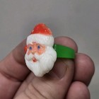 Vintage Santa Head Ring Cracker Jack Prize Child Size