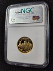      2008-w  10 1 4 Oz  9999 Gold Buffalo Indian Proof Coin Ngc Pf70 1st Year