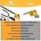 Dce100b 20v Handheld Leaf Blower Cordless Battery Not Included - Yellow