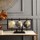 4   Earth Globe For Desk Elegant Office Decor World Globe Sturdy Metal Stand