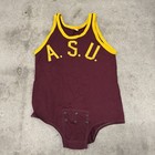 Vintage 50s 60s Rare Arizona State University Wrestling Singlet   Gear Russell