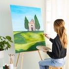 2 Pack Stretched White Canvas Boards For Painting For Acrylic  Oil Paints 30x40 
