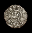 Medieval Spanish Knights Templar Cross Silver Coin European Crusader 11-12th C
