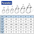 50 120pcs Crankbait Snaps Duo Lock Lure Snaps Quick Change Clips Bass Fishing