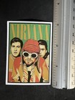 Nirvana Sticker Art Logo Kurt Cobain Iconic 90s Grunge Rock Band For Laptops New