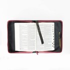 Divinity God Of Hope Romans Faux Leather Bible Cover  Black   Burgundy  X-large