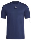 Adidas Mens Large Pregame Nba Short Sleeve Polyester Tee T-shirt Navy Blue New