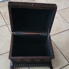 19th Century  Italian Wood-carved Casket Box With Lion