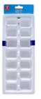 Plastic Ice Cube Tray Pack Of 2   White